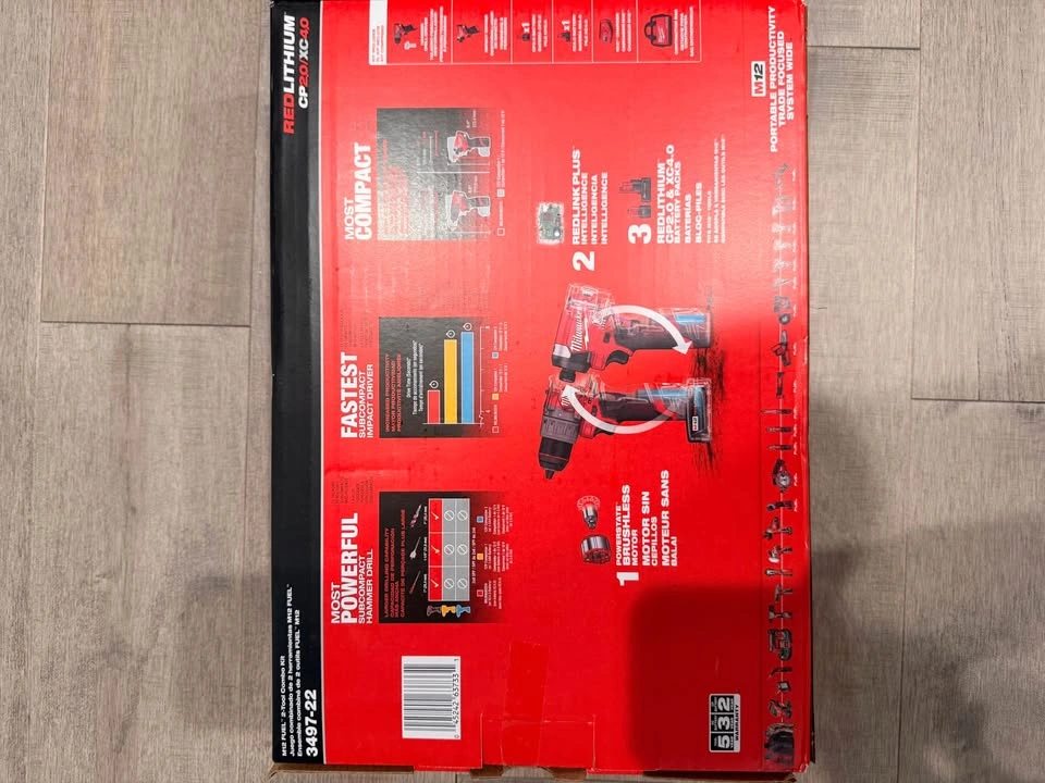 M12 FUEL 12V Cordless Hammer Drill/Impact Kit - photo 3