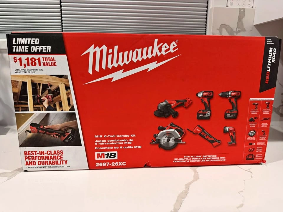 Milwaukee M18 6-Tool Combo Kit 2697-26XC