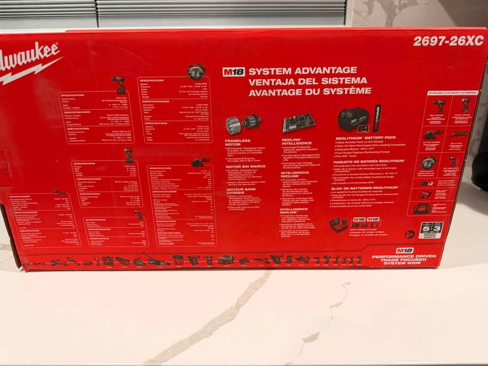 Milwaukee M18 6-Tool Combo Kit 2697-26XC - photo 3