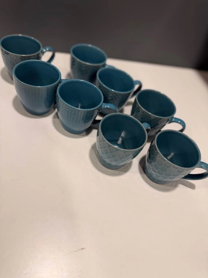 La Rachelle Ceramic Espresso Cups – Set of 8, Never Used - photo 2