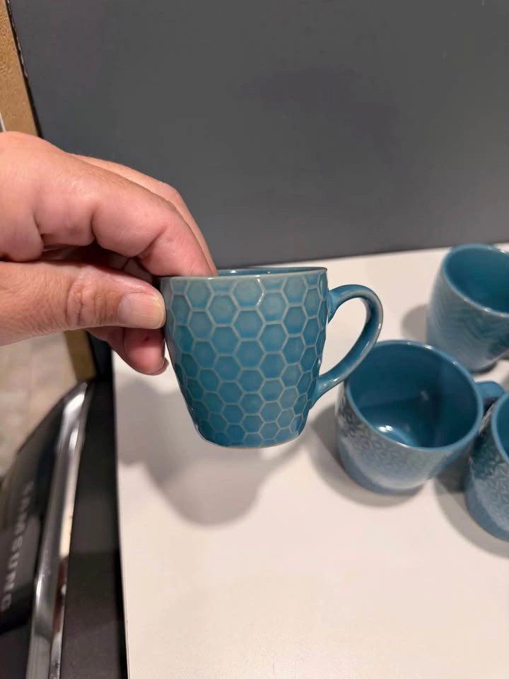 La Rachelle Ceramic Espresso Cups – Set of 8, Never Used - photo 3