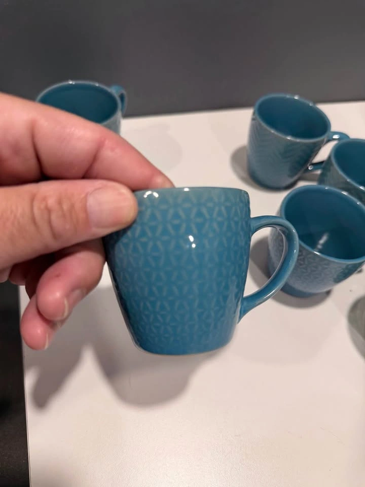 La Rachelle Ceramic Espresso Cups – Set of 8, Never Used - photo 4