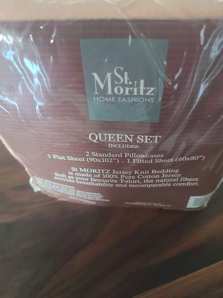 New St. Moritz Home Fashions Queen Jersey Knit Sheet Set - photo 4