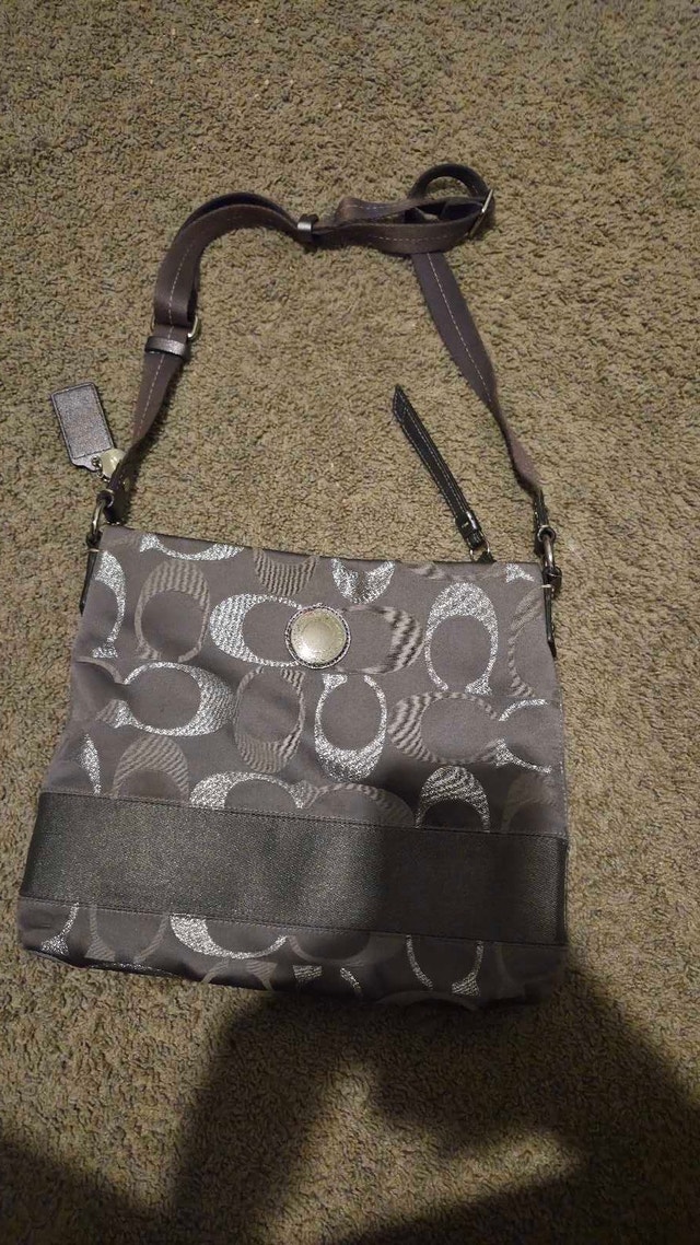 Authentic COACH Signature Jacquard Crossbody