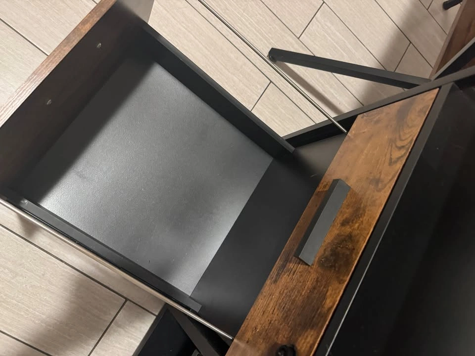 Desk with matching cabinet - photo 3