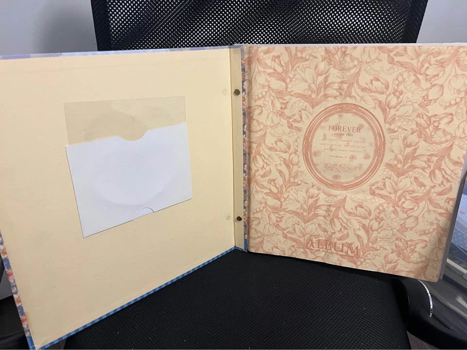 Vintage Floral Photo Album – Holds 160 Photos (Heart Frame Cover - photo 3