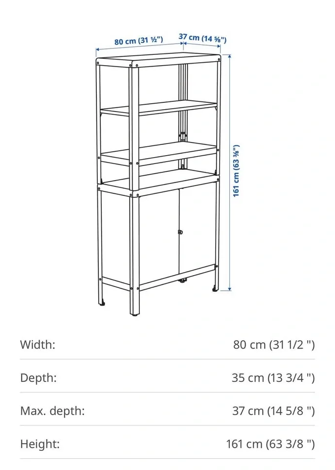 IKEA KLOBJORN Shelving Unit and Cabinet - photo 4