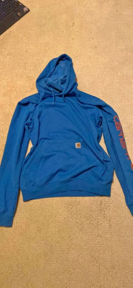 Royal blue large hoodie
