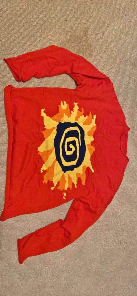 Red whimsy hoodie
