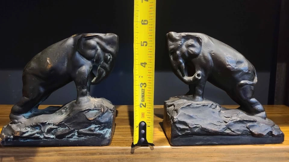 Metal Elephant Bookends (2 sets available.$40 per set)  ) - photo 4