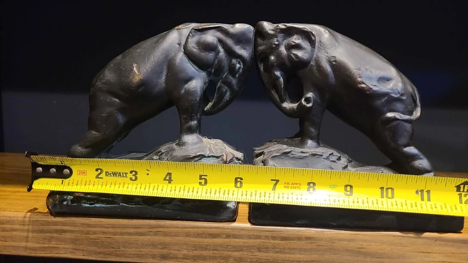 Metal Elephant Bookends (2 sets available.$40 per set)  ) - photo 5
