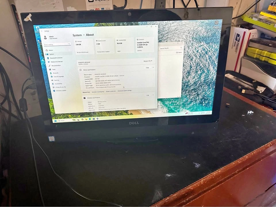 Dell Optiplex Touchscreen 3240