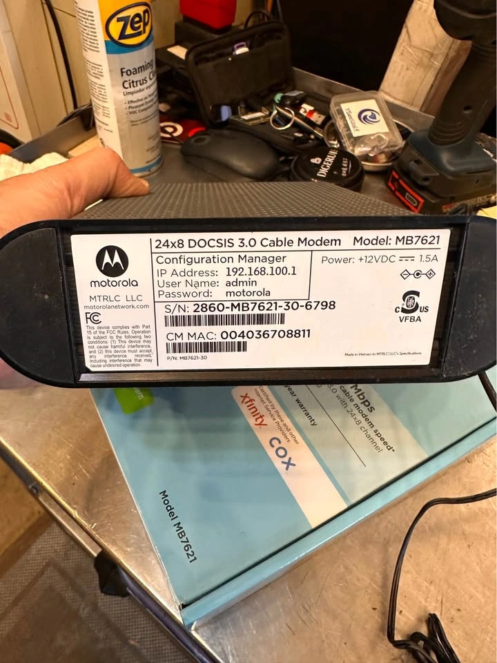 Motorola 3.0 cable modem - photo 3