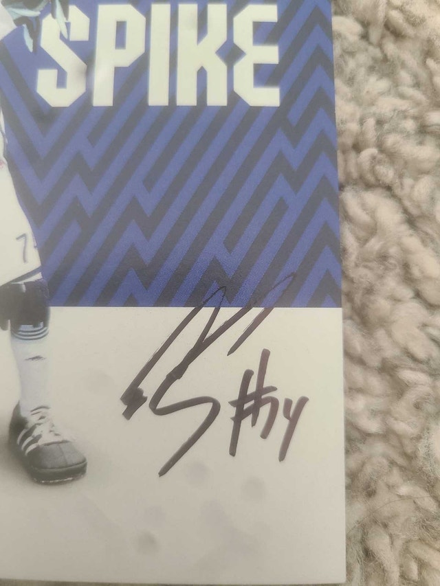 Vancouver Whitecaps Spike Signed Card - photo 3