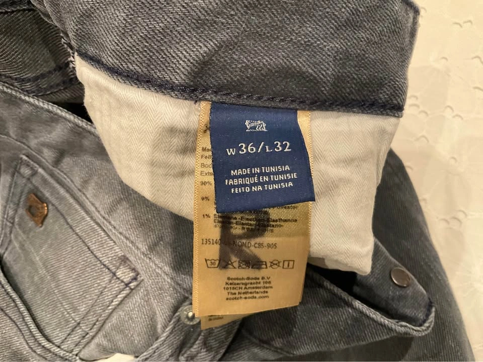 Men’s Jeans Scotch and Soda Ralston 36 x 32 Grey Wash - photo 4