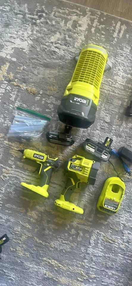 Ryobi ONE+ 18V Tool Package: Zapper, Spotlight, Glue Gun