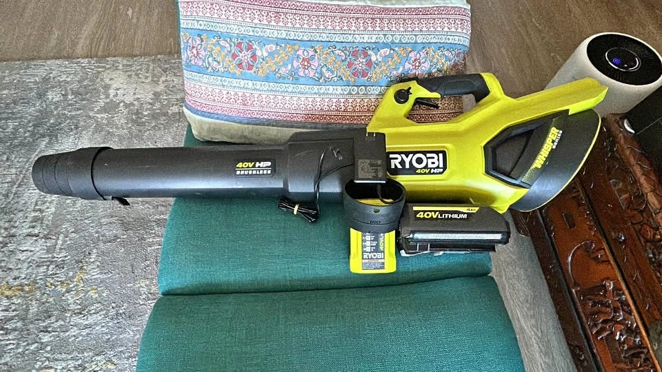 Ryobi 40V 21” Mower, 15” String Trimmer, and 730cfm Blower