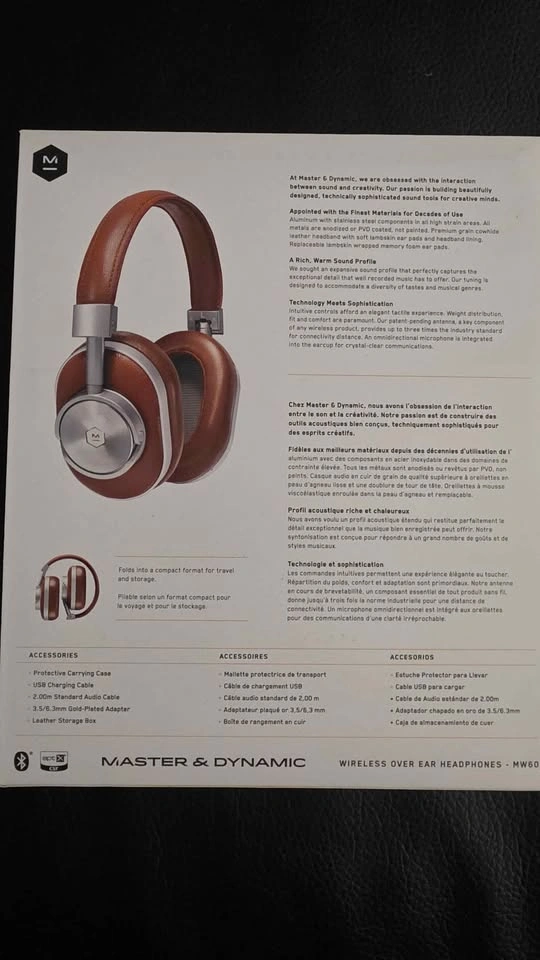 Master & Dynamic MW60 Wireless Over-Ear Headphones - photo 2