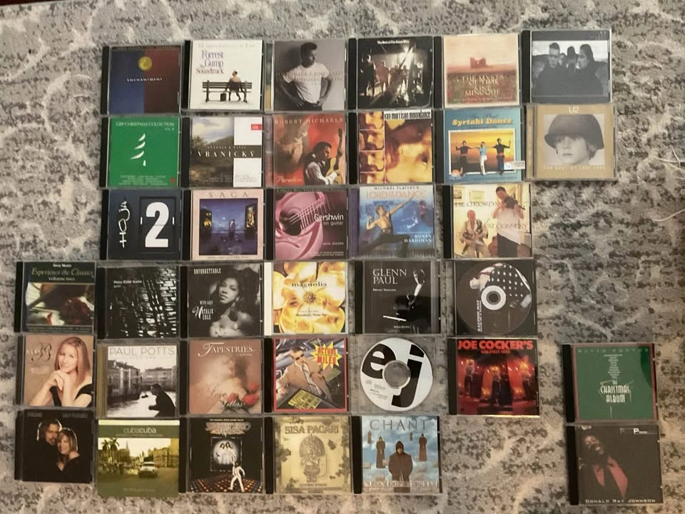 40+ CD Music Collection Lot U2 Joe Cocker Van Morrison + More - photo 2