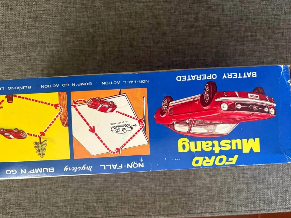Vintage ALPS Ford Mustang Bump ’N Go • Complete • Working - photo 5