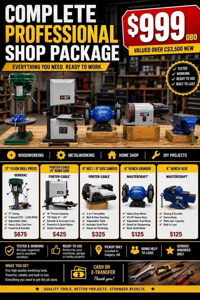 Complete Professional Shop Tool Package - photo 3