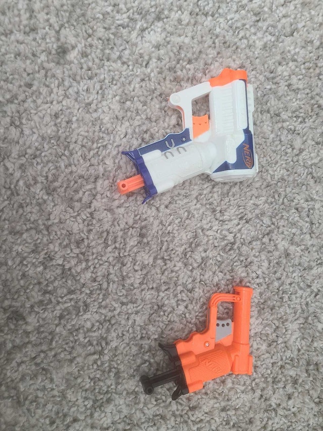 Nerf Elite Triad EX-3 and Jolt Blaster