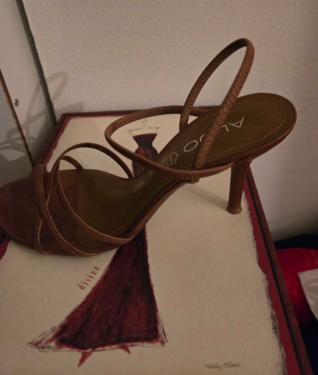Genuine Leather Stilletto High Heels - photo 2