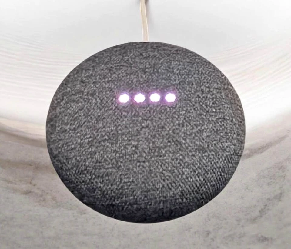 Google Home Mini used
