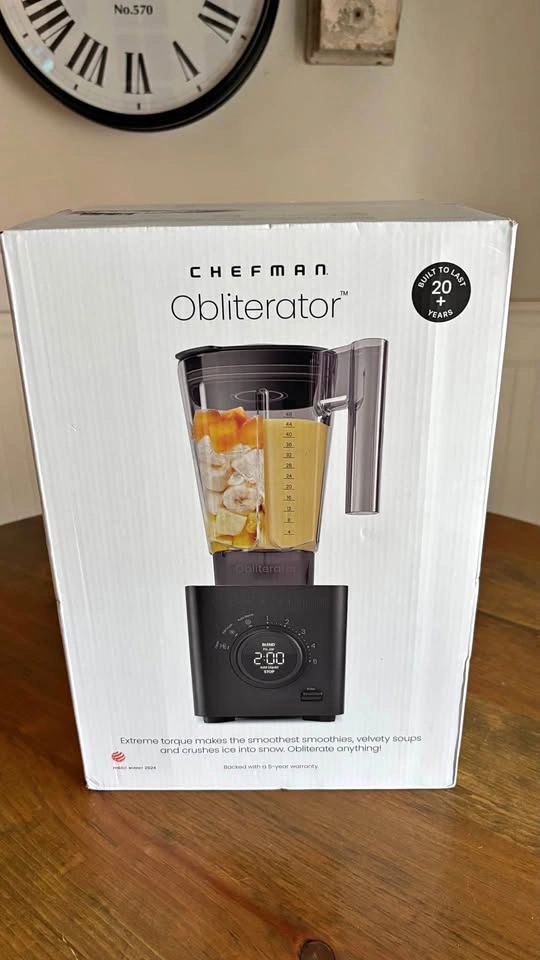 BNIB Chefman Obliterator Professional Blender w/ Auto Blend