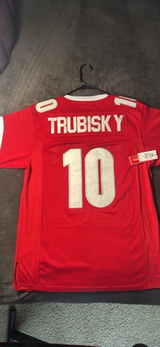 Headgear Classics Cardinals Trubisky #10 Red Football Jersey Siz