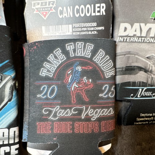 NASCAR 2-Sided Flip Can Cooler Koozies Lot of 7 - photo 2