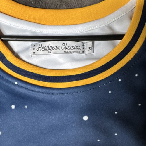 Monstars Space Jam 1996 Basketball Jersey Blue/Yellow XL - photo 5