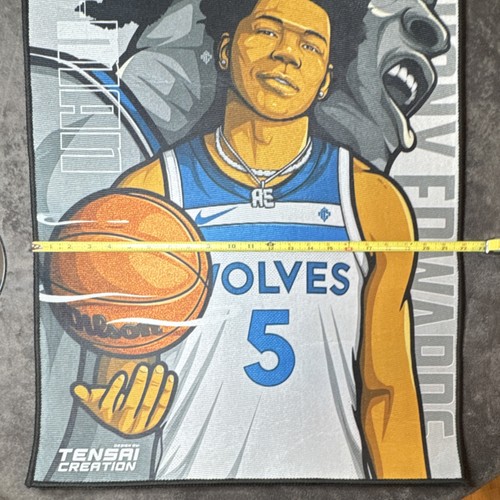 Tensai Creation Anthony Edwards Timberwolves Rug 22 x 31 - photo 2