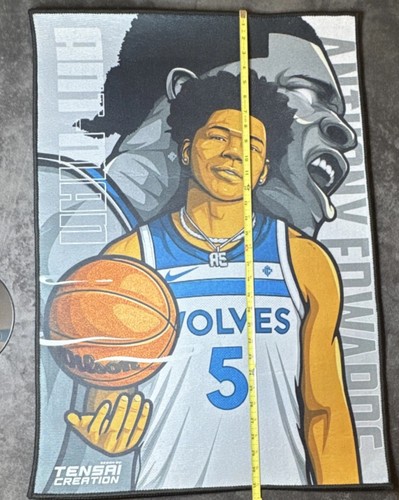 Tensai Creation Anthony Edwards Timberwolves Rug 22 x 31 - photo 3