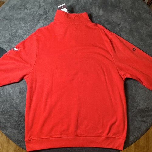 Majestic Chicago Bulls NBA Hardwood Classics Quarter zip Sweatsh - photo 5
