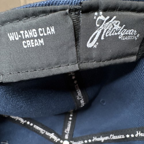 Headgear Classics Wu-Tang Clan CREAM TEAM Fitted Hat Size 8 Navy - photo 5
