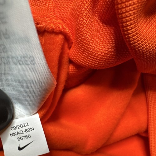 Nike Solid Hooded Fleece Pullover Hoodie Orange S - photo 5