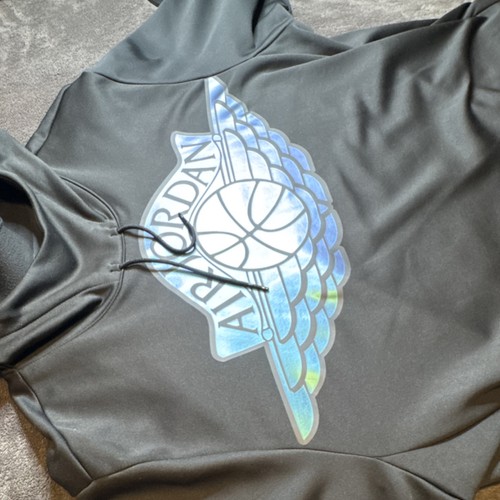 Jordan Air Iridescent Wings Chameleon Graphic Hoodie Black XXL - photo 2