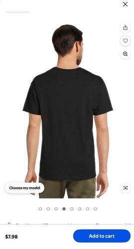 Athletic Works Tri-Blend Tee 2 pack Men's XL Black - photo 2