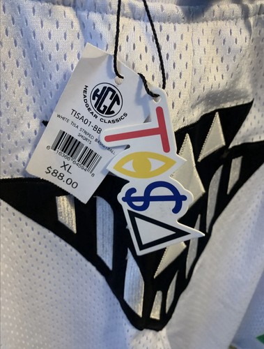 Headgear Classics Tisa Basketball Shorts White Geometric Pattern - photo 3