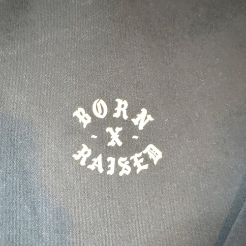 Born X Raised Angel Graphic Hooded Fleece Pullover Black XL - photo 4