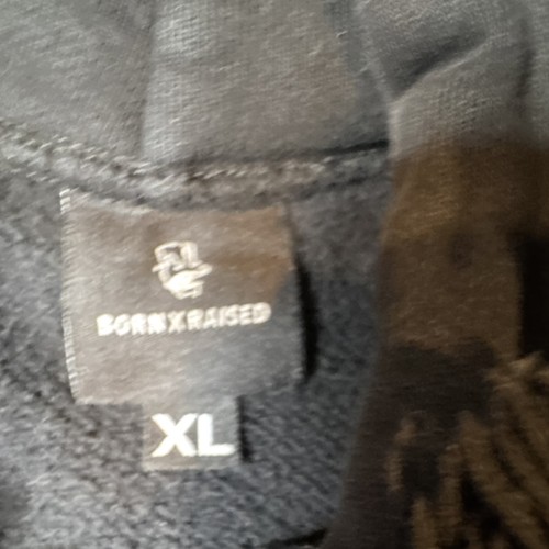 Born X Raised Angel Graphic Hooded Fleece Pullover Black XL - photo 5
