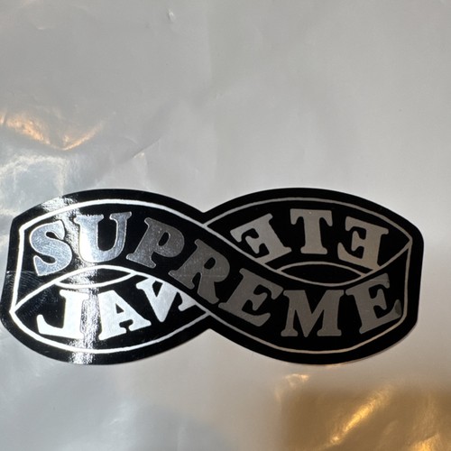 Supreme Eternal Ribbon Black Skateboard Sticker Decal 6 Inch