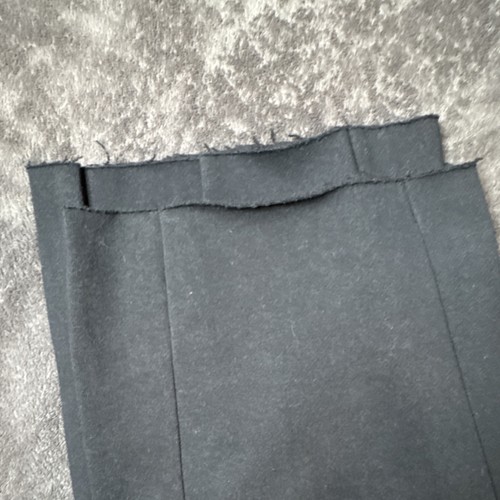 ANANKE Men's fleece flared sweatpants Black XL Drawstring Waist - photo 5