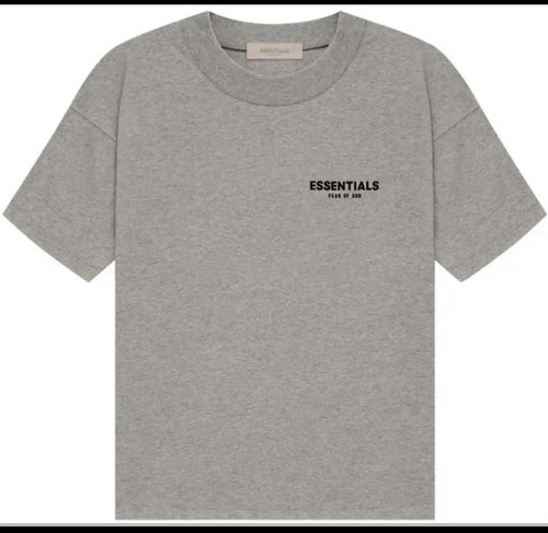 Fear of God ESSENTIALS Dark Oatmeal Short Sleeve T-Shirt L