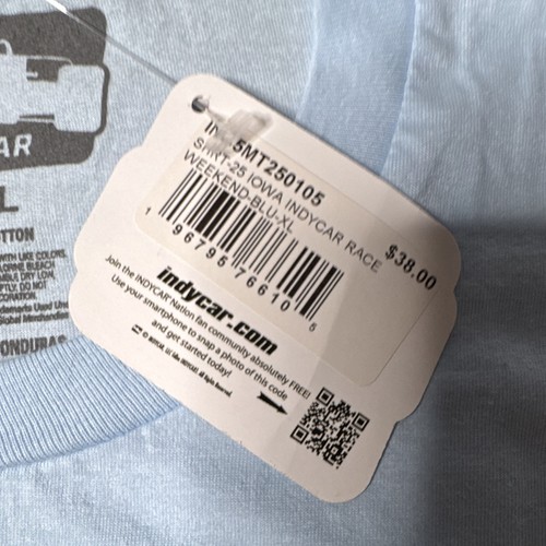 IndyCar Sukup IndyCar Race Weekend T-Shirt Light Blue XL - photo 3