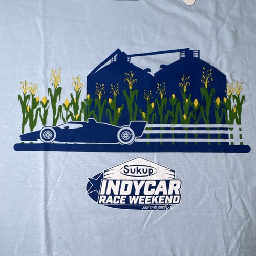 IndyCar Sukup IndyCar Race Weekend T-Shirt Light Blue XL - photo 4