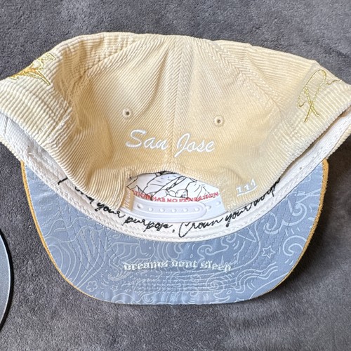 Dvniel Luu San Jose Beige/Gold Snapback Hat - photo 2