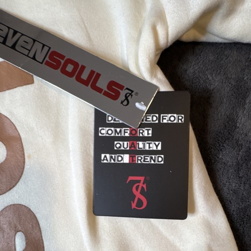 Seven Souls Fearless Undefeated Powerful Graphic Print Hoodie XL - photo 2