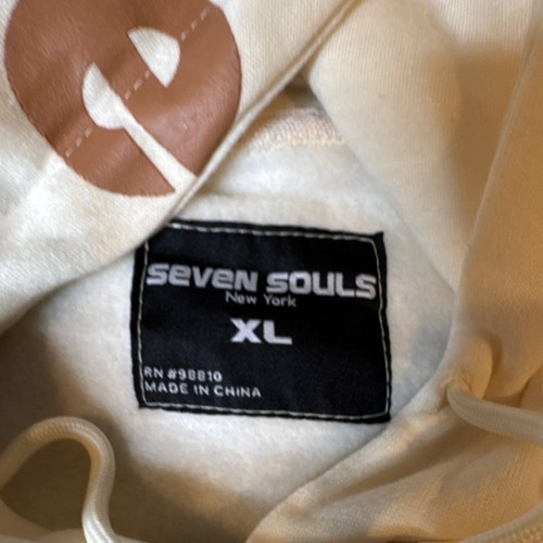 Seven Souls Fearless Undefeated Powerful Graphic Print Hoodie XL - photo 4